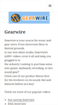 Mobile Screenshot of gearwire.com